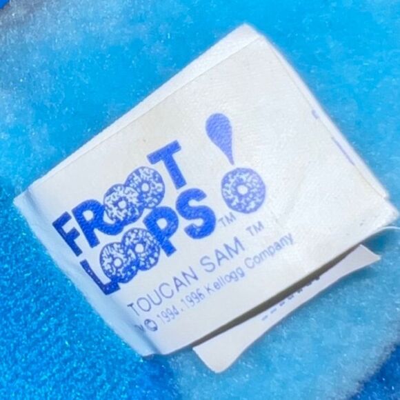 Vintage 1996 Kellogs Tucan Sam Plush Fruit Loops Stuffed Animal Plush - Picture 3 of 5